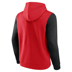 NHL Carolina Hurricanes Logo Athletic Deliver Fleece Pullover Hoodie - Red