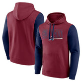 NHL Colorado Avalanche Logo Athletic Deliver Fleece Pullover Hoodie - Burgundy
