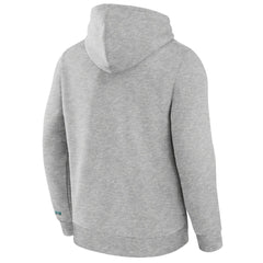Miami Dolphins Legacy Fleece Pullover Hoodie Heather Gray