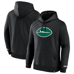 New York Jets Legacy Fleece Pullover Hoodie Black