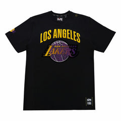 Los Angeles Lakers NBA x Two Hype Unisex Culture & Hoops T-Shirt - Black