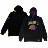 Los Angeles Lakers NBA x Two Hype Unisex Culture & Hoops Heavyweight Pullover Hoodie - Black