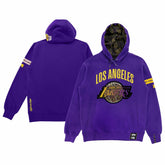 Los Angeles Lakers NBA x Two Hype Unisex Culture & Hoops Heavyweight Pullover Hoodie - Purple