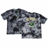 Milwaukee Bucks NBA x Two Hype Unisex Culture & Hoops Tie-Dye T-Shirt - Black