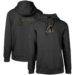 Arizona Diamondbacks Levelwear City Connect Podium Core 2.0 Pullover Hoodie - Black Hoodies