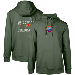 Colorado Rockies Levelwear City Connect Podium Core 2.0 Pullover Hoodie - Green Hoodies
