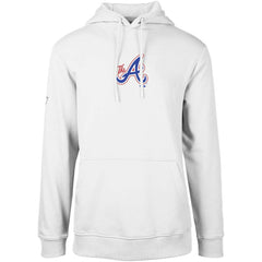 Atlanta Braves Levelwear City Connect Podium Core Logo Pullover Hoodie - White Hoodies