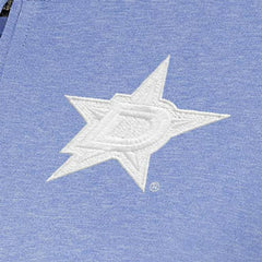 NHL Dallas Stars Antigua Women's White Logo Mentor Quarter-Zip Jacket - Lavender
