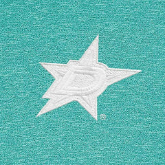 NHL Dallas Stars Antigua White Logo Hunk Quarter-Zip Pullover - Heather Aqua