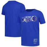 Orlando Magic Youth Hardwood Classics Retro Logo T-Shirt Blue