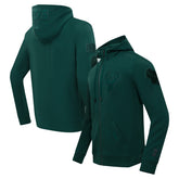 Milwaukee Bucks Pro Standard Triple Tonal DK Full-Zip Hoodie Jacket Hunter Green