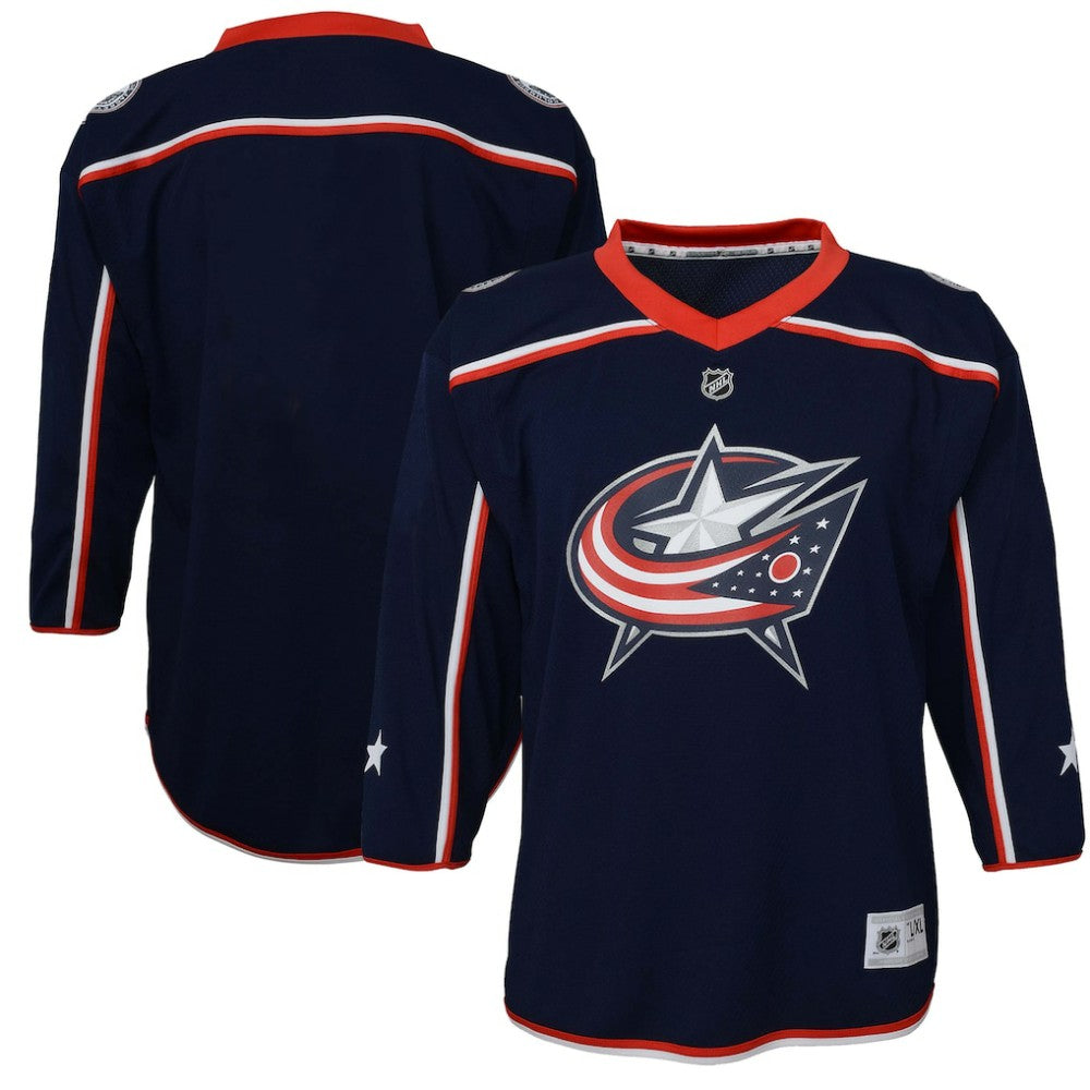 NHL Columbus Blue Jackets Youth Home Replica Jersey - Navy
