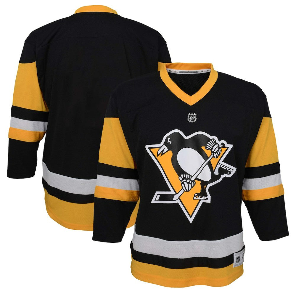 NHL Pittsburgh Penguins Youth Home Replica Jersey - Black