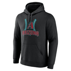 Arizona Diamondbacks Personalized Name & Number Fastball Pullover Hoodie - Black Hoodies