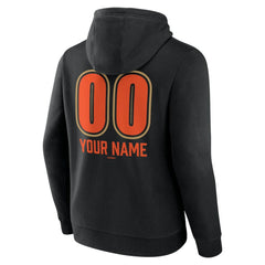 San Francisco Giants Personalized Name & Number Fastball Pullover Hoodie - Black Hoodies