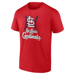 St. Louis Cardinals Personalized Name & Number Fastball T-Shirt - Red T-shirts