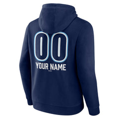 Tampa Bay Rays Personalized Name & Number Fastball Pullover Hoodie - Navy Hoodies