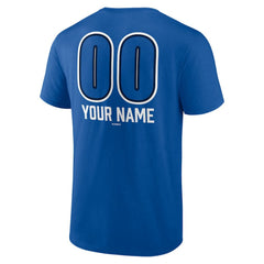 Toronto Blue Jays Personalized Name & Number Fastball T-Shirt - Royal T-shirts