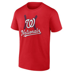 Washington Nationals Personalized Name & Number Fastball T-Shirt - Red T-shirts