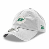 New York Jets New Era Casual Classic Adjustable Hat White