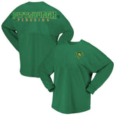 NHL Pittsburgh Penguins Fanatics Women's St. Patrick's Day Spirit Jersey T-Shirt - Kelly Green