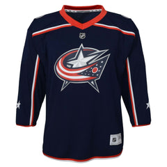 NHL Columbus Blue Jackets Youth Home Replica Custom Jersey - Navy
