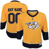 NHL Nashville Predators Youth Home Replica Custom Jersey - Gold