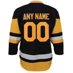 NHL Pittsburgh Penguins Youth Home Replica Custom Jersey - Black
