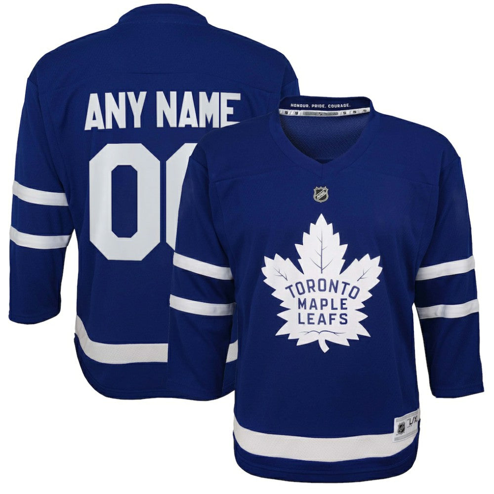 NHL Toronto Maple Leafs Youth Home Replica Custom Jersey - Blue