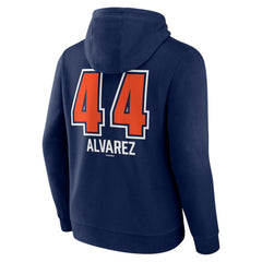 Yordan Alvarez Houston Astros Fastball Player Name & Number Pullover Hoodie - Navy Hoodies