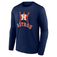 Jose Altuve Houston Astros Fastball Player Name & Number Long Sleeve T-Shirt - Navy T-shirts