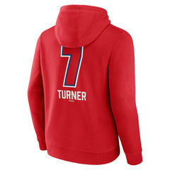 Trea Turner Philadelphia Phillies Fastball Player Name & Number Pullover Hoodie - Red Hoodies