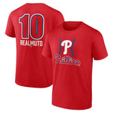 J.T. Realmuto Philadelphia Phillies Fastball Player Name & Number T-Shirt - Red T-shirts