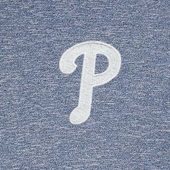 Philadelphia Phillies Antigua Hunk Quarter-Zip Top - Heather Navy Tops