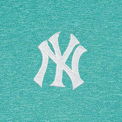 New York Yankees Antigua Hunk Quarter-Zip Top - Heather Aqua Tops