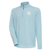 Cleveland Guardians Antigua Bright Quarter-Zip Pullover Top - Powder Blue Pullover