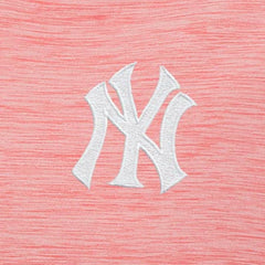 New York Yankees Antigua Bright Quarter-Zip Pullover Top - Coral Pullover