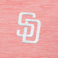 San Diego Padres Antigua Bright Quarter-Zip Pullover Top - Coral Pullover