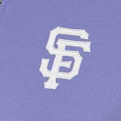 San Francisco Giants Antigua Women's Finish Quarter-Zip Pullover Top - Purple Pullover