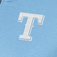Texas Rangers Antigua Women's Mentor Quarter-Zip Pullover Top - Light Blue Pullover