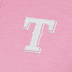 Texas Rangers Antigua Women's Mentor Quarter-Zip Pullover Top - Pink Pullover