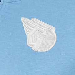 Cleveland Guardians Antigua Women's Mentor Quarter-Zip Pullover Top - Light Blue Pullover