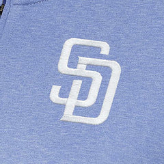 San Diego Padres Antigua Women's Mentor Quarter-Zip Pullover Top - Lavender Pullover
