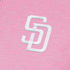 San Diego Padres Antigua Women's Mentor Quarter-Zip Pullover Top - Pink Pullover