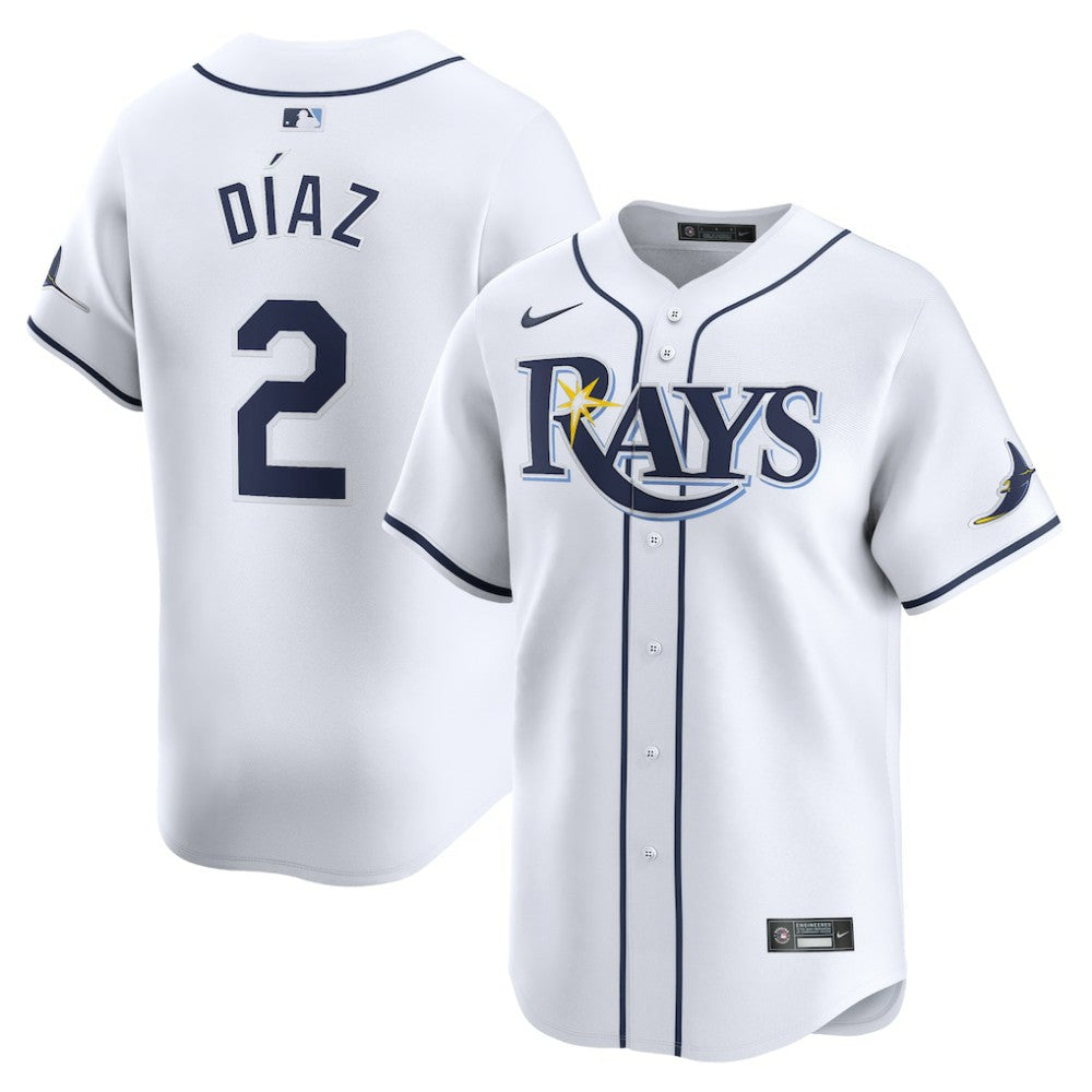 MLB Yandy Diaz Tampa Bay Rays Nike Home Limited Player Jersey - White