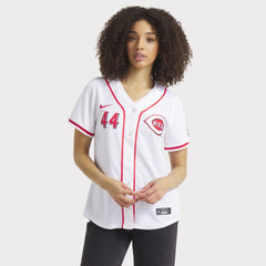 MLB Elly De La Cruz Cincinnati Reds Nike Women's Home Limited Player Jersey?¨C White