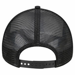 Houston Astros New Era Checkered Flag A-Frame Trucker 9FORTY Adjustable Hat - White/Black Hats