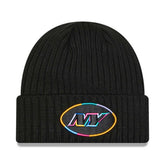 New York Jets New Era 2024 NFL Crucial Catch Cuffed Knit Hat Black