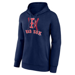 Jarren Duran Boston Red Sox Women's Fastball Player Name & Number Pullover Hoodie - Navy Hoodies