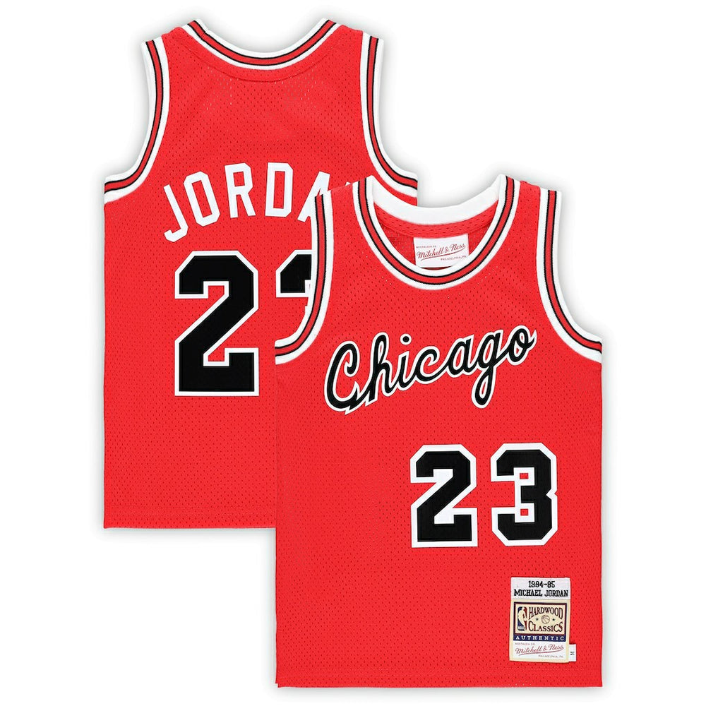 NBA Michael Jordan Chicago Bulls Preschool Hardwood Classics 1984/85 Authentic Swingman Jersey sale - Red